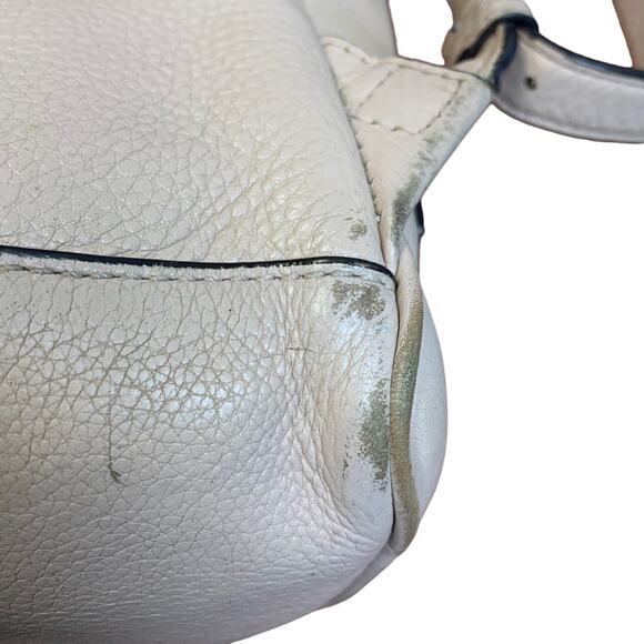 Michael Kors Pebbled Leather Pale Pink Backpack Handbag Purse Good Condition - Picture 8 of 9